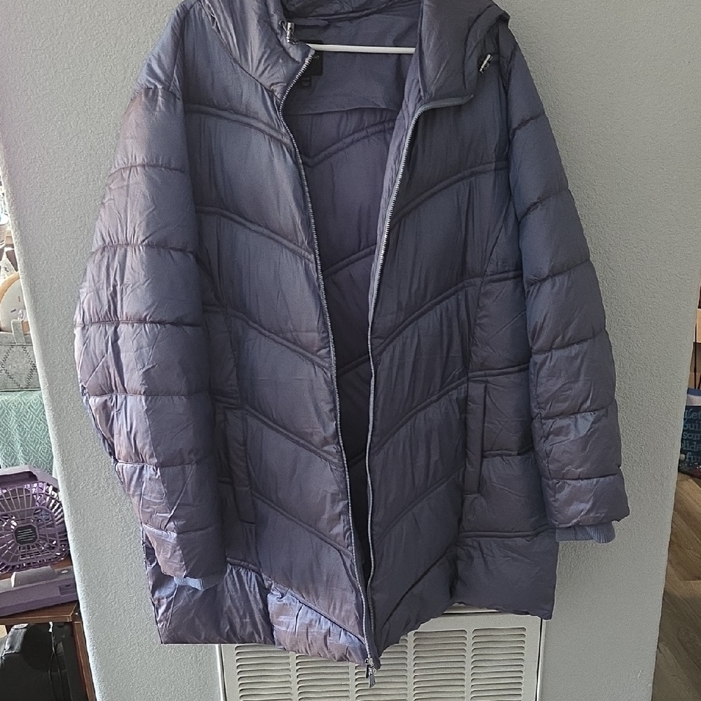Lane Bryant Deep Blue Puffer Coat